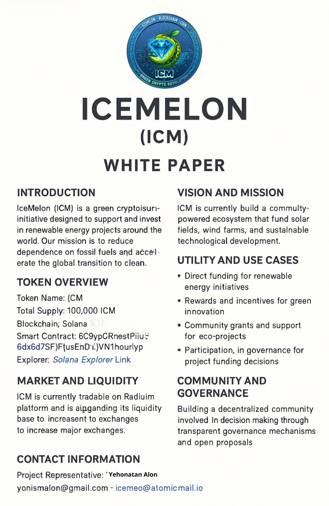 IceMelon Whitepaper Preview